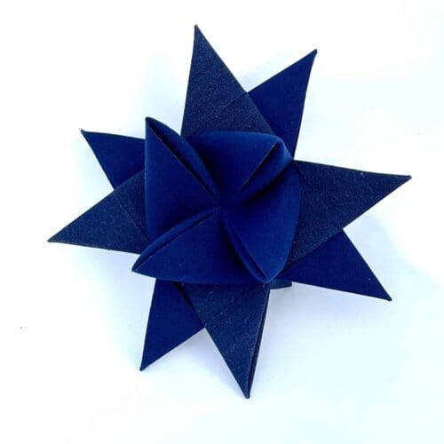 Sejldug julestjerne - Blå