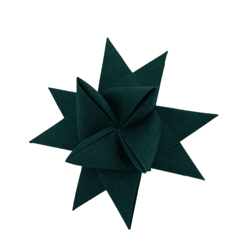 Sejldug julestjerne - Tweed verde