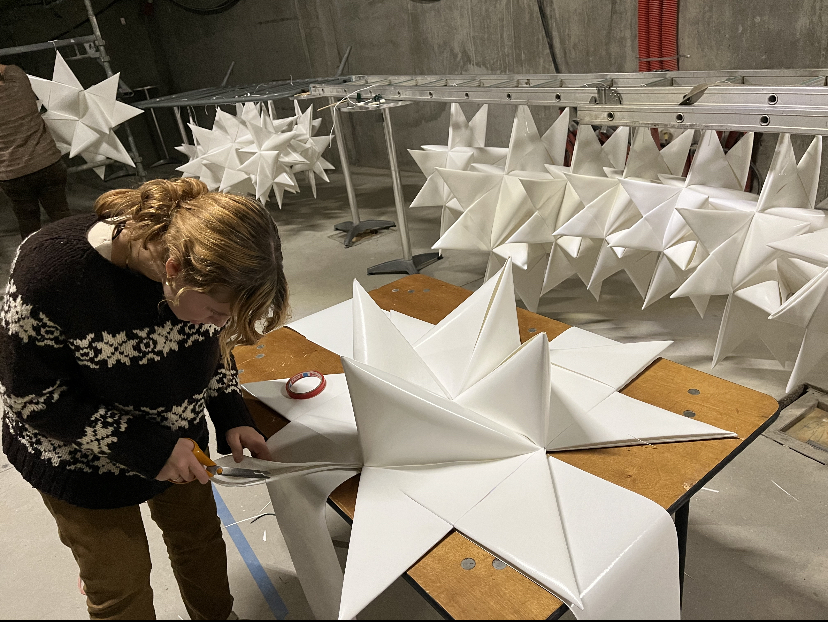 Nordisk indpakning og rolige materialer