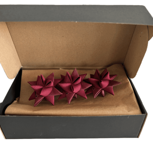 Bordeaux rød sejldug - X-small (3-pak)