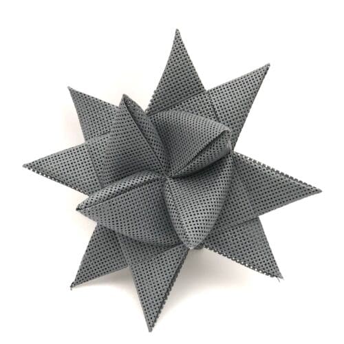 Grå net julestjerner